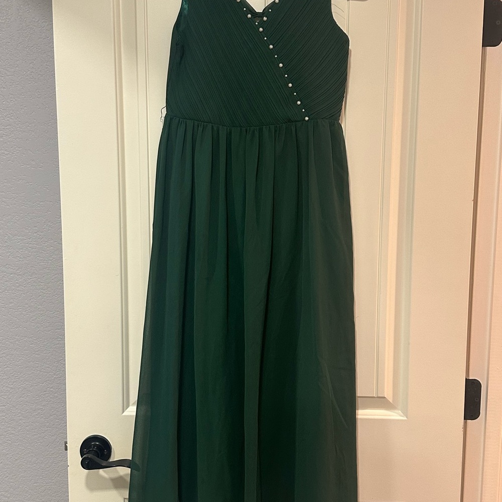 Elegant Green Kids Dress size 12